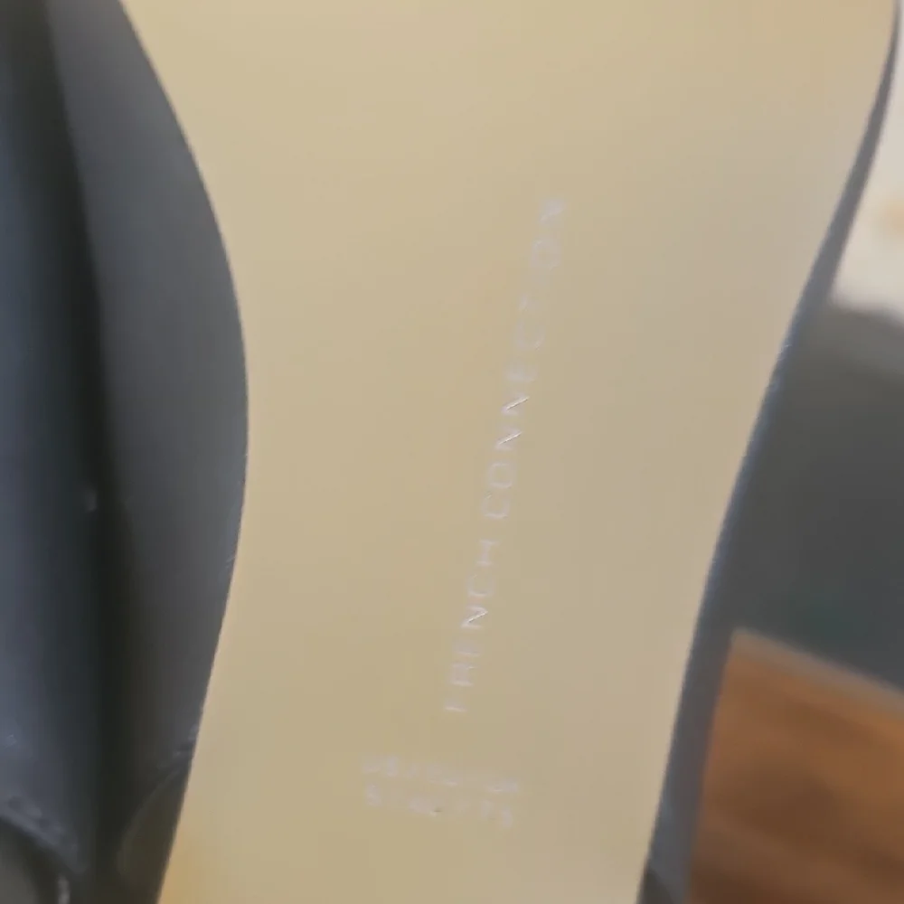 French Connection Gray Slingback Heels